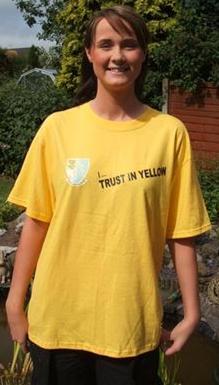 Trust In Yellow t-shirt